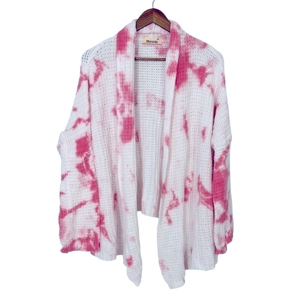 𝅺maronie Tie Dye Open Style Cardigan - Picture 14 of 14